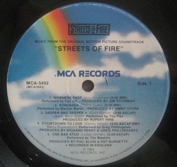 Streets Of Fire - Music From The Original Motion Picture Soundtrack