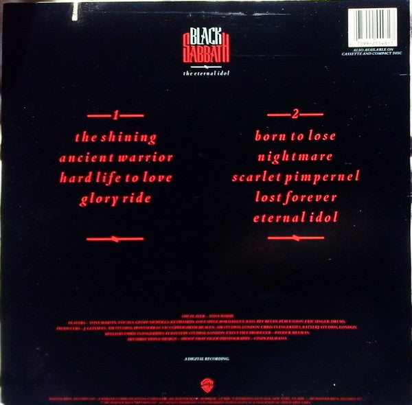 Release: The Eternal Idol-Vinyl-US-1987-9 25548-1, 1-25548-6416968