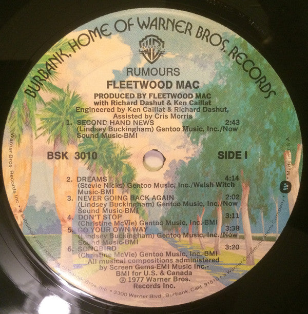 Release: Rumours-Vinyl-US-1977-BSK 3010-7381778