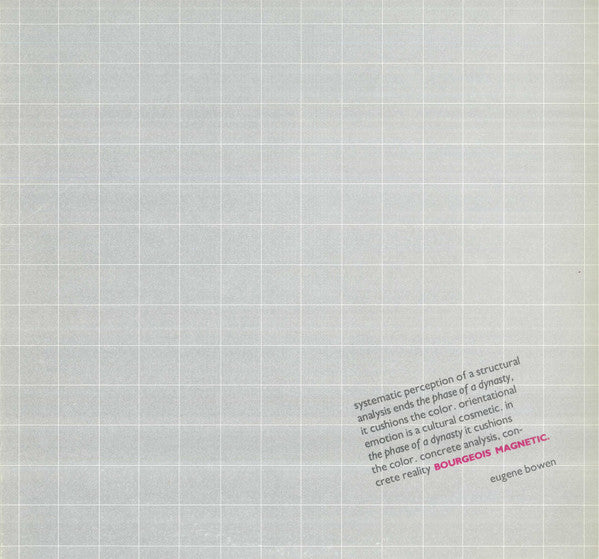 Release: Bourgeois Magnetic-Vinyl-US-1981-281-1987557