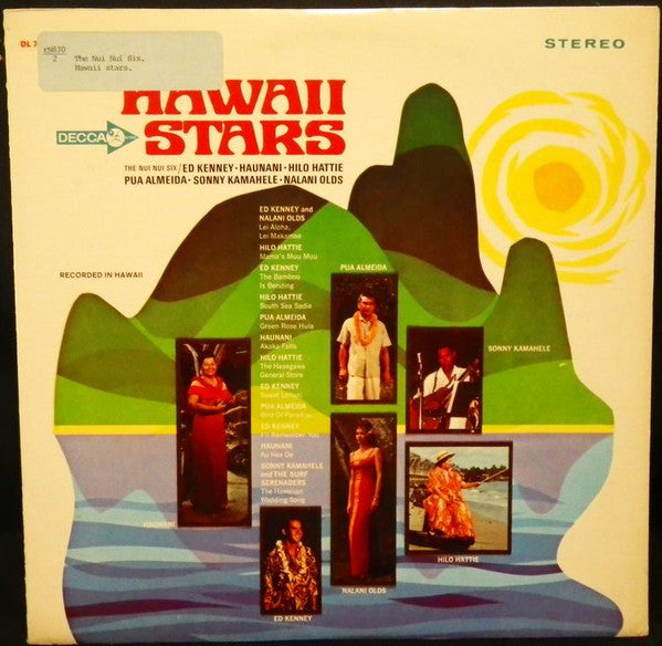 Release: Hawaii Stars-Vinyl-US-1967-DL 74826-7913028