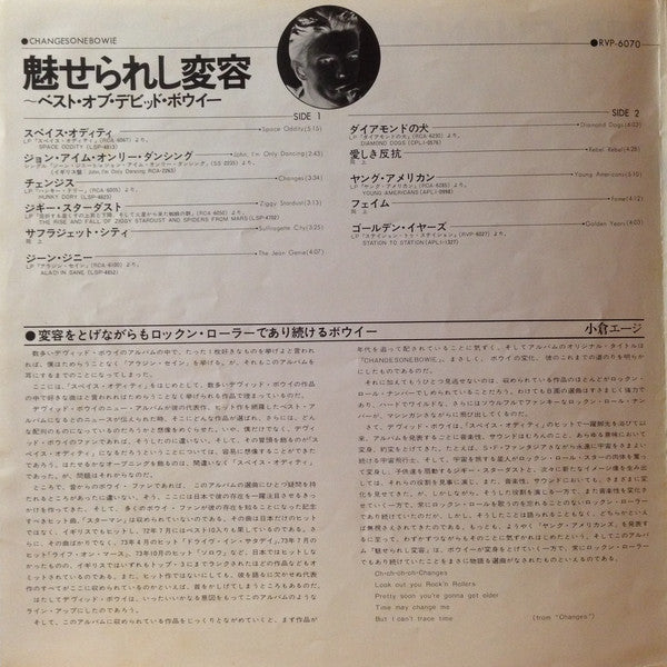 Changesonebowie = 魅せられし変容