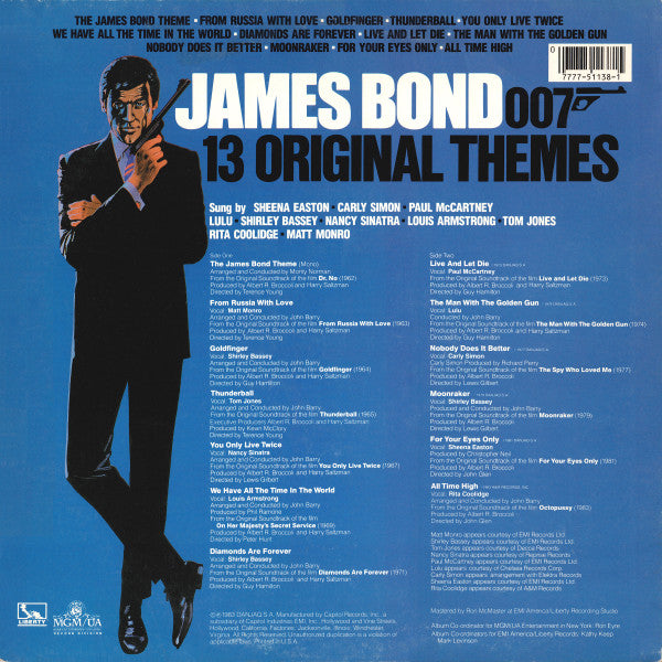 James Bond 007 - 13 Original Themes