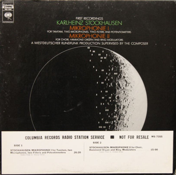 Master Release: Mikrophonie I - Mikrophonie II by Karlheinz Stockhausen
