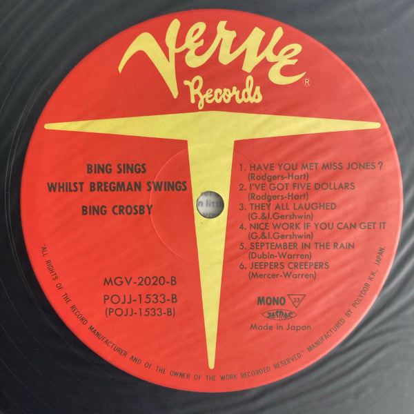 Bing Sings Whilst Bregman Swings