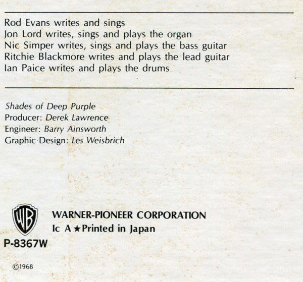 Shades Of Deep Purple