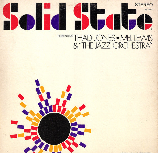 Release: Presenting Thad Jones • Mel Lewis & "The Jazz Orchestra"-Vinyl-US-1966-SS 18003-3504773