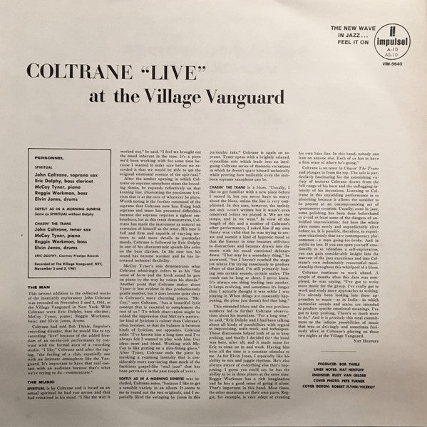 "Live" At The Village Vanguard
