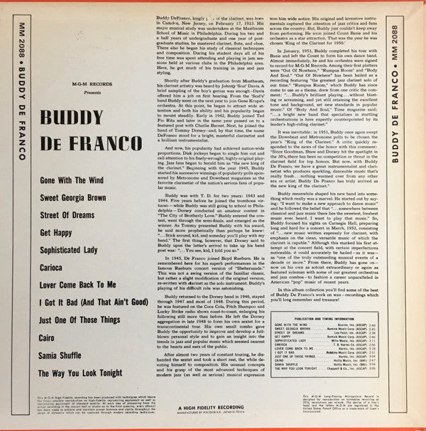 Master Release: Buddy DeFranco by Buddy DeFranco