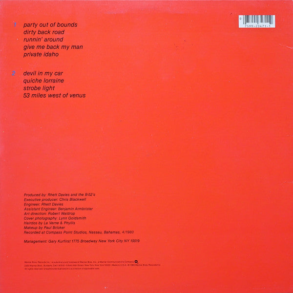 Release: Wild Planet-Vinyl-US-1980-BSK 3471-4831364