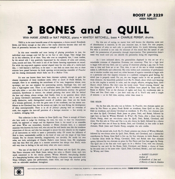 3 Bones And A Quill