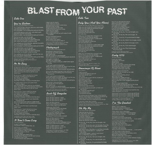 Blast From Your Past