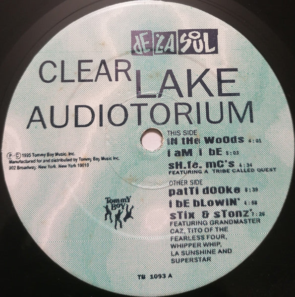 Master Release: Clear Lake Audiotorium by De La Soul