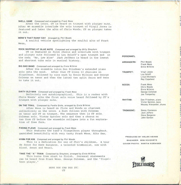 Release: In Concert - Live-Vinyl-US-1973-CPR, CPR 1A-2755822