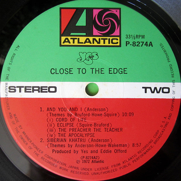 Close To The Edge = 危機