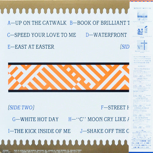 Master Release: Sparkle In The Rain by Simple Minds