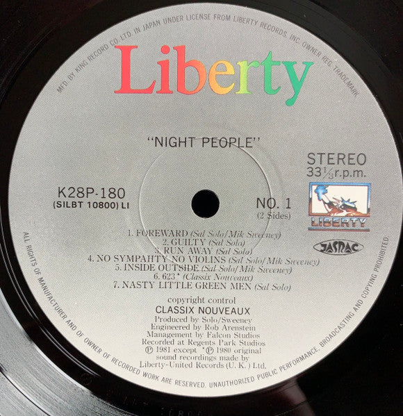 Night People = 夜行人間