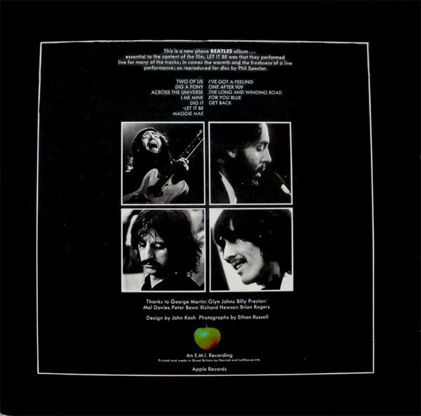 Release: Let It Be-Vinyl-UK-1974-PCS 7096-4360591