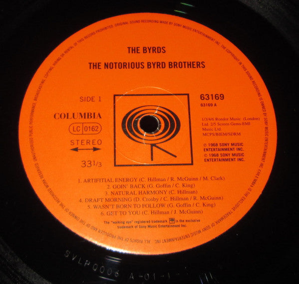 Release: The Notorious Byrd Brothers-Vinyl-UK-1998-63169, SVLP 0006-4739670