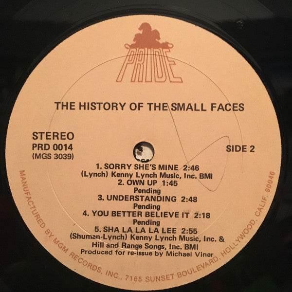 The History Of Small Faces