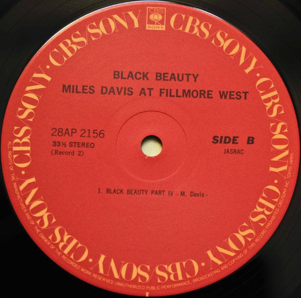 Black Beauty / Miles Davis At Fillmore West