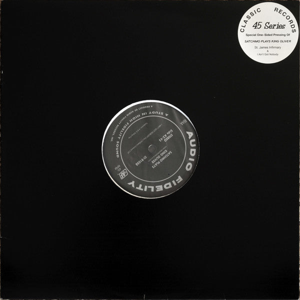 Release: Satchmo Plays King Oliver-Vinyl-US-None-ST-91058, ST-91058-2148470