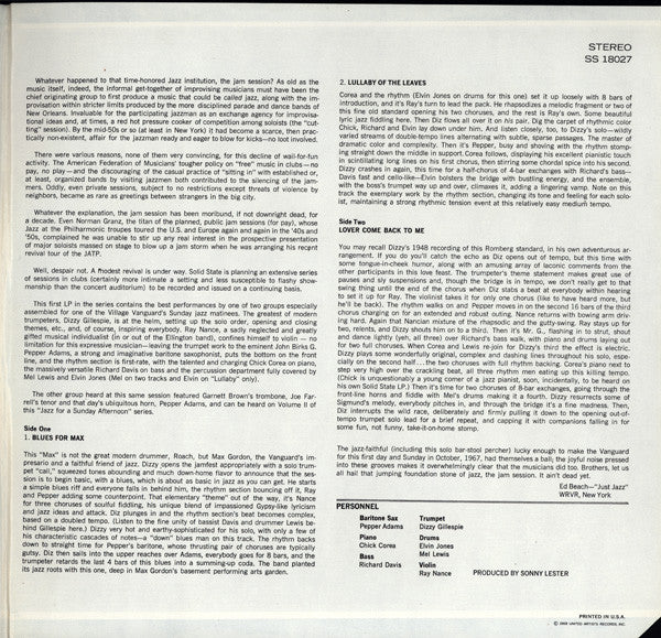 Jazz For A Sunday Afternoon Volume 1