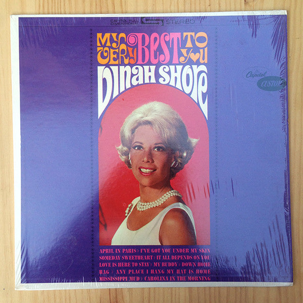 Master Release: My Very Best To You by Dinah Shore