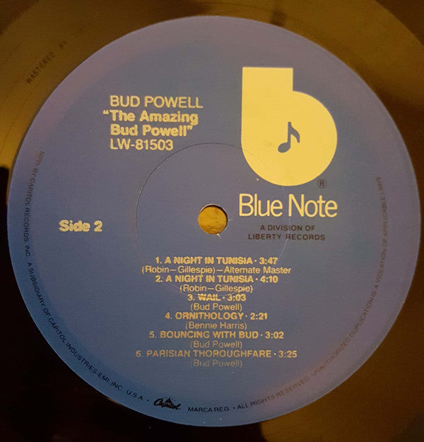 The Amazing Bud Powell, Volume 1