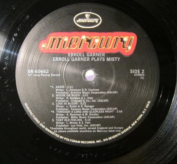 Erroll Garner Plays Misty