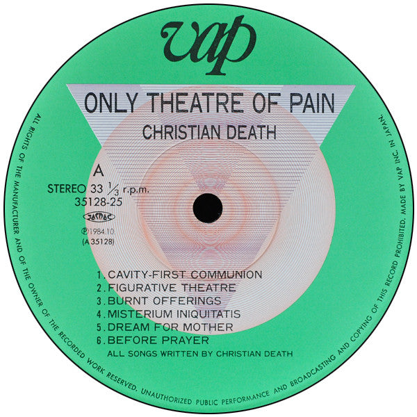 Only Theatre Of Pain