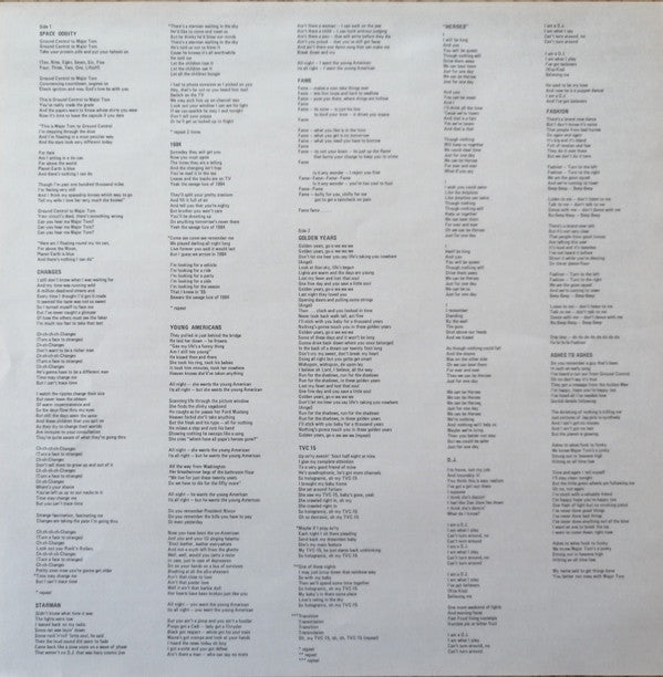 Fame And Fashion (David Bowie's All Time Greatest Hits)