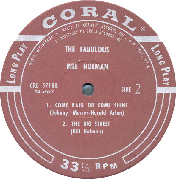 The Fabulous Bill Holman
