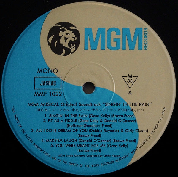 Singin' In The Rain - The Original MGM Sound Track Album