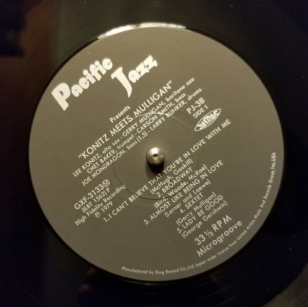 Konitz Meets Mulligan