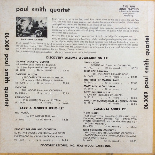 Paul Smith Quartet