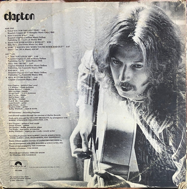 Release: Clapton-Vinyl-US-1973-PD 5526-8741777
