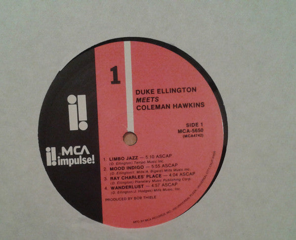 Duke Ellington Meets Coleman Hawkins