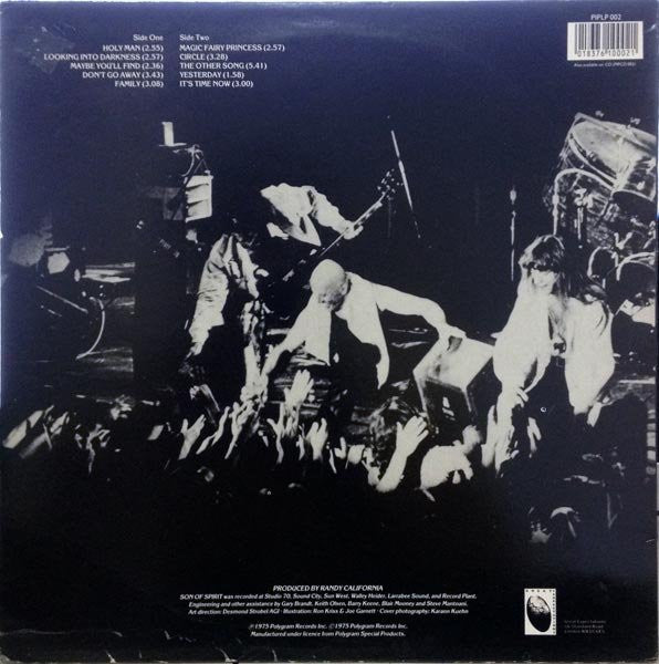 Release: Son Of Spirit-Vinyl-UK-None-PIPLP 002-3420458
