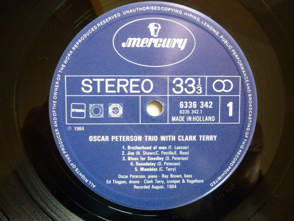 Release: Oscar Peterson Trio + One-Vinyl-Netherlands-None-6336 342-8232018