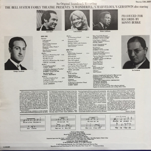 Master Release: 'S Wonderful, 'S Marvelous, 'S Gershwin by Jack Lemmon