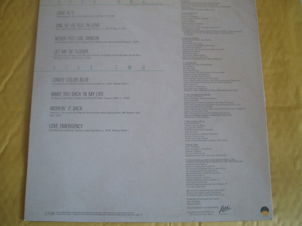Release: Workin' It Back-Vinyl-Japan-1985-P-13213-4995637
