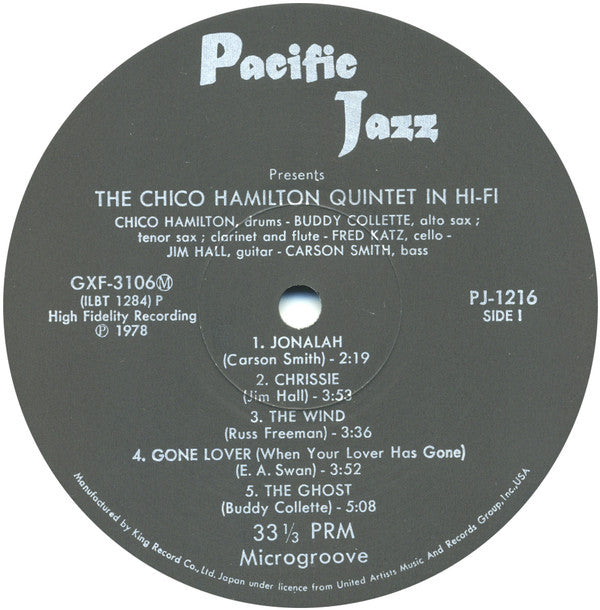 Chico Hamilton Quintet In Hi-Fi