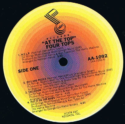 Master Release: At The Top by Four Tops