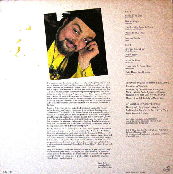 Release: The Brightest Smile In Town-Vinyl-US-1983-CC 707-5159234