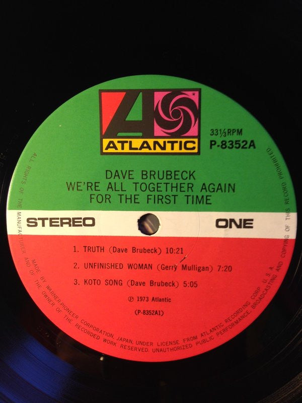 We're All Together Again For The First Time