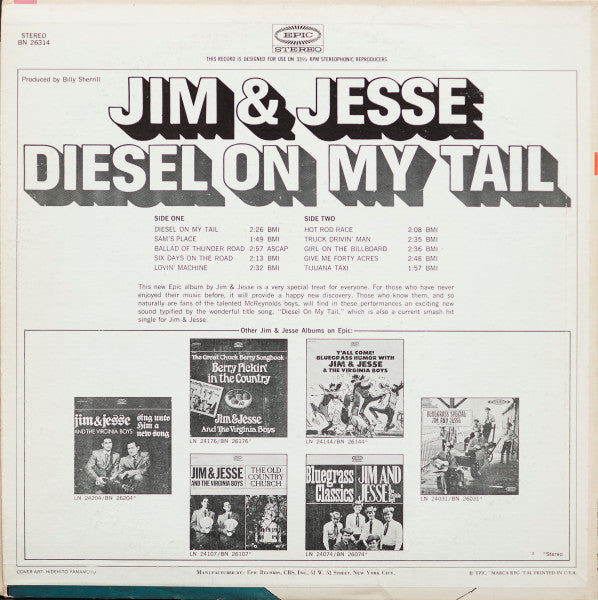 Master Release: Diesel On My Tail by Jim & Jesse