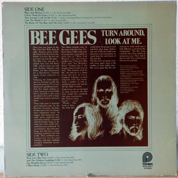 Release: Turn Around, Look At Me-Vinyl-US-1978-BAN-90011-1534696