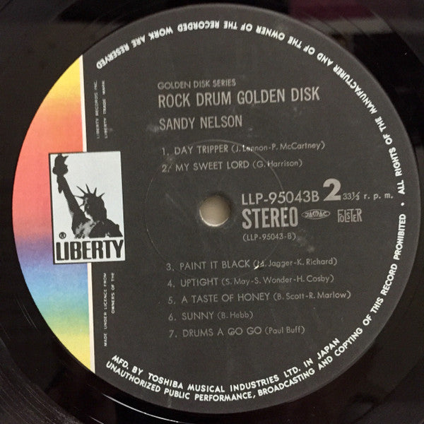 Rock Drum Golden Disk