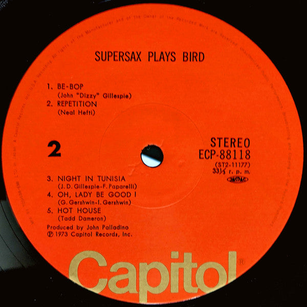 Supersax Plays Bird